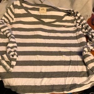 Woman’s Hollister striped long sleeve T-shirt